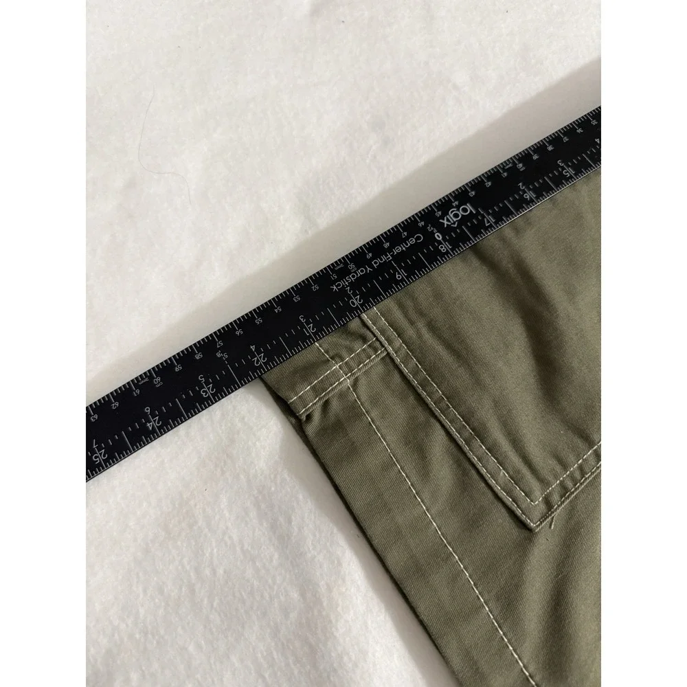 True Religion Size 29 Cargo Shorts‎ Olive Green Flap Pockets